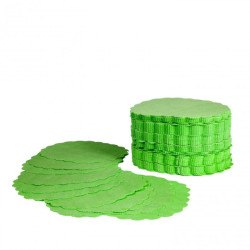 Disco de Papel Forma Ovalada Verde 500 gr.